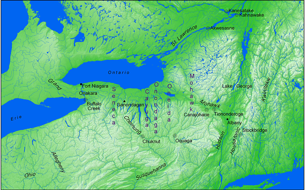 Revolutionary War in Haudenosaunee Country Map